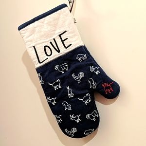 Ellen Degeneres "Love" Animal Motif Oven Mitt